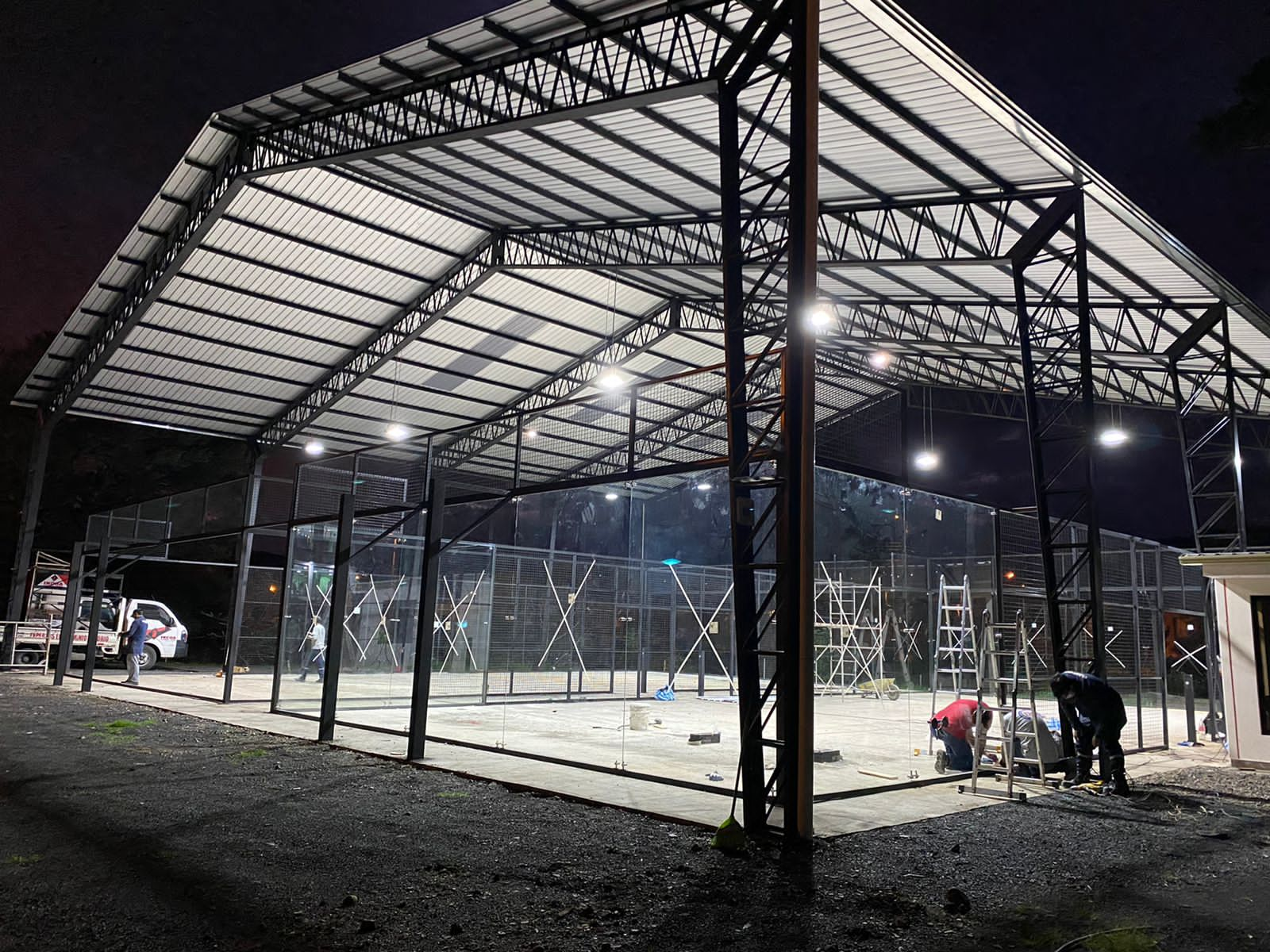 Construcción de la cancha Padel Cuenca