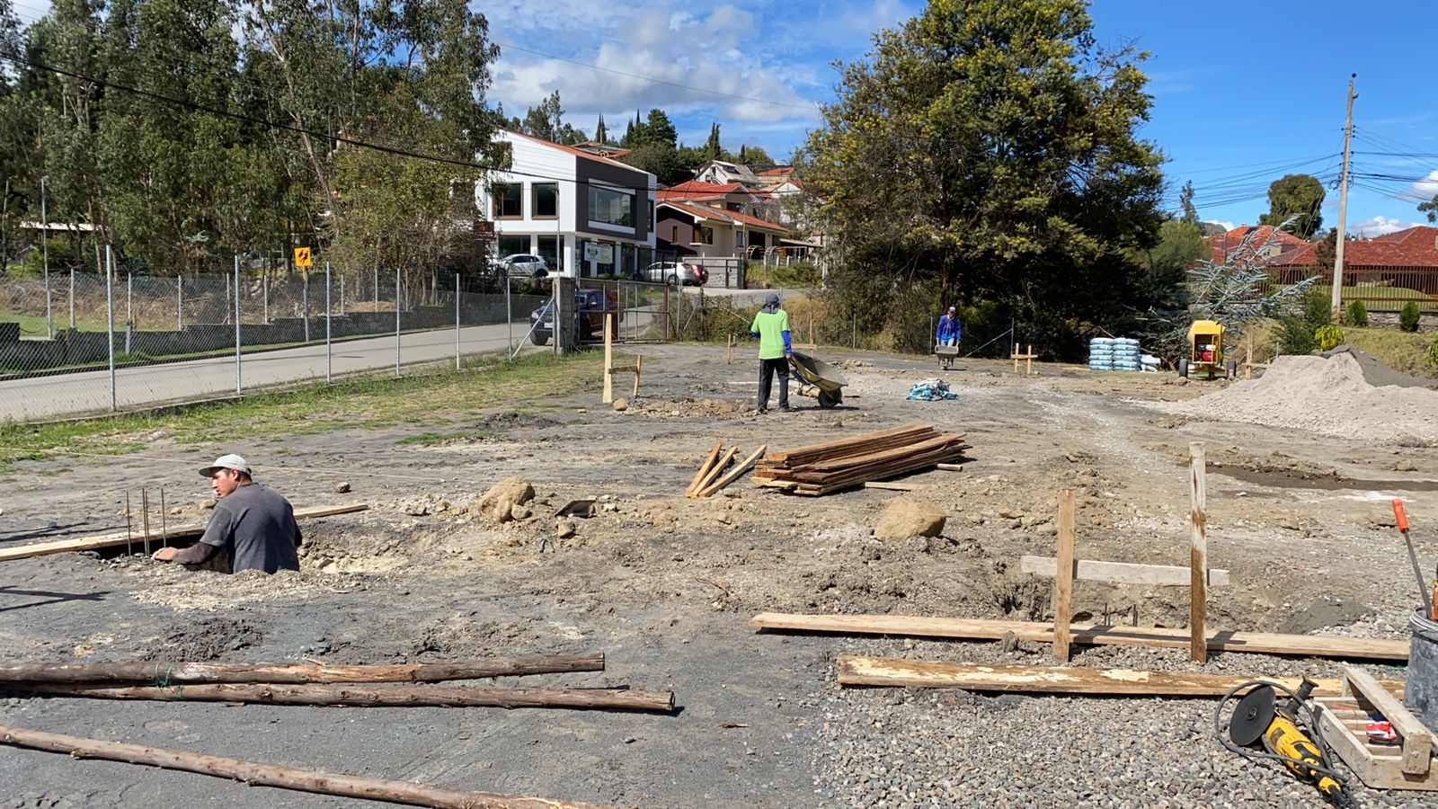 Construcción de la cancha Padel Cuenca